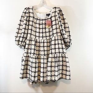 NWT Sister Jane Supper Club Tweed Mini Dress NWT